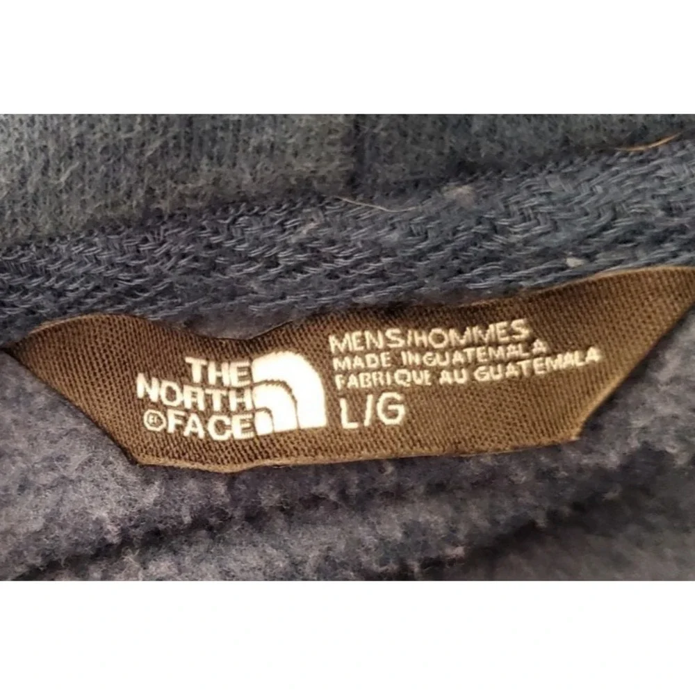 The North Face Men's Large Back Print Logo‎ Blue Hoodie Pullover